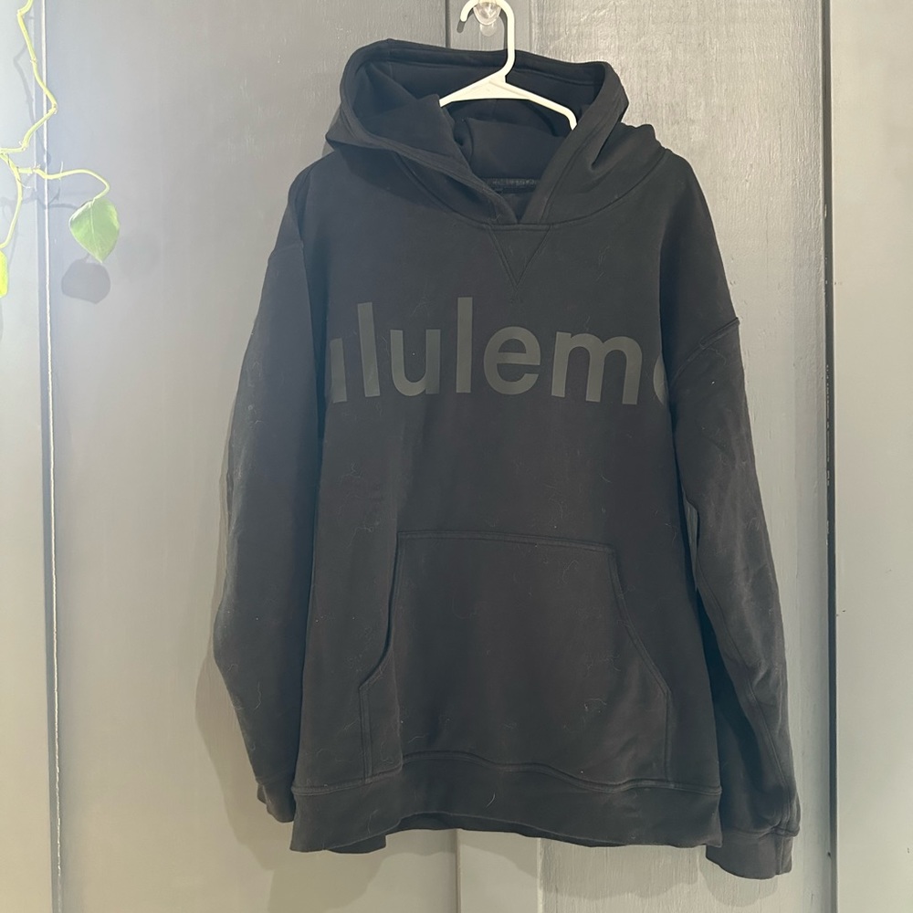 Lululemon All Yours Graphic Hoodie - Black - Size 12